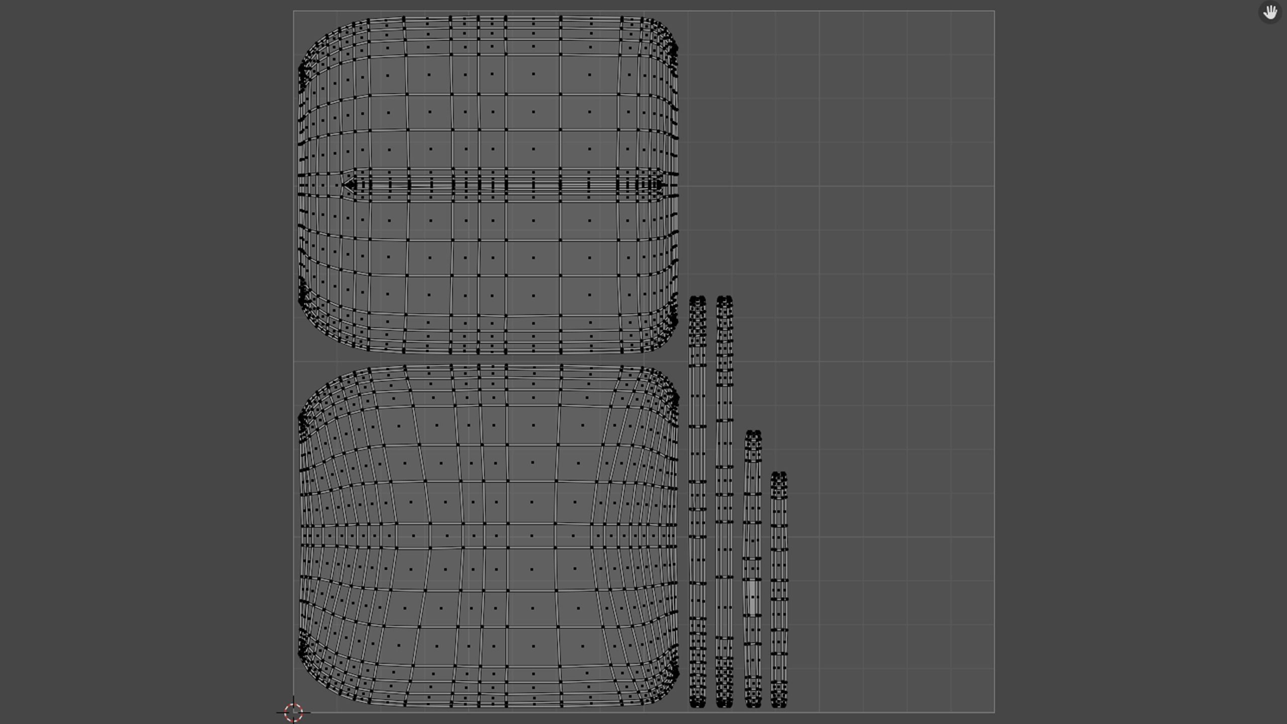 Dining Table - Royal Low-poly 3D model_18
