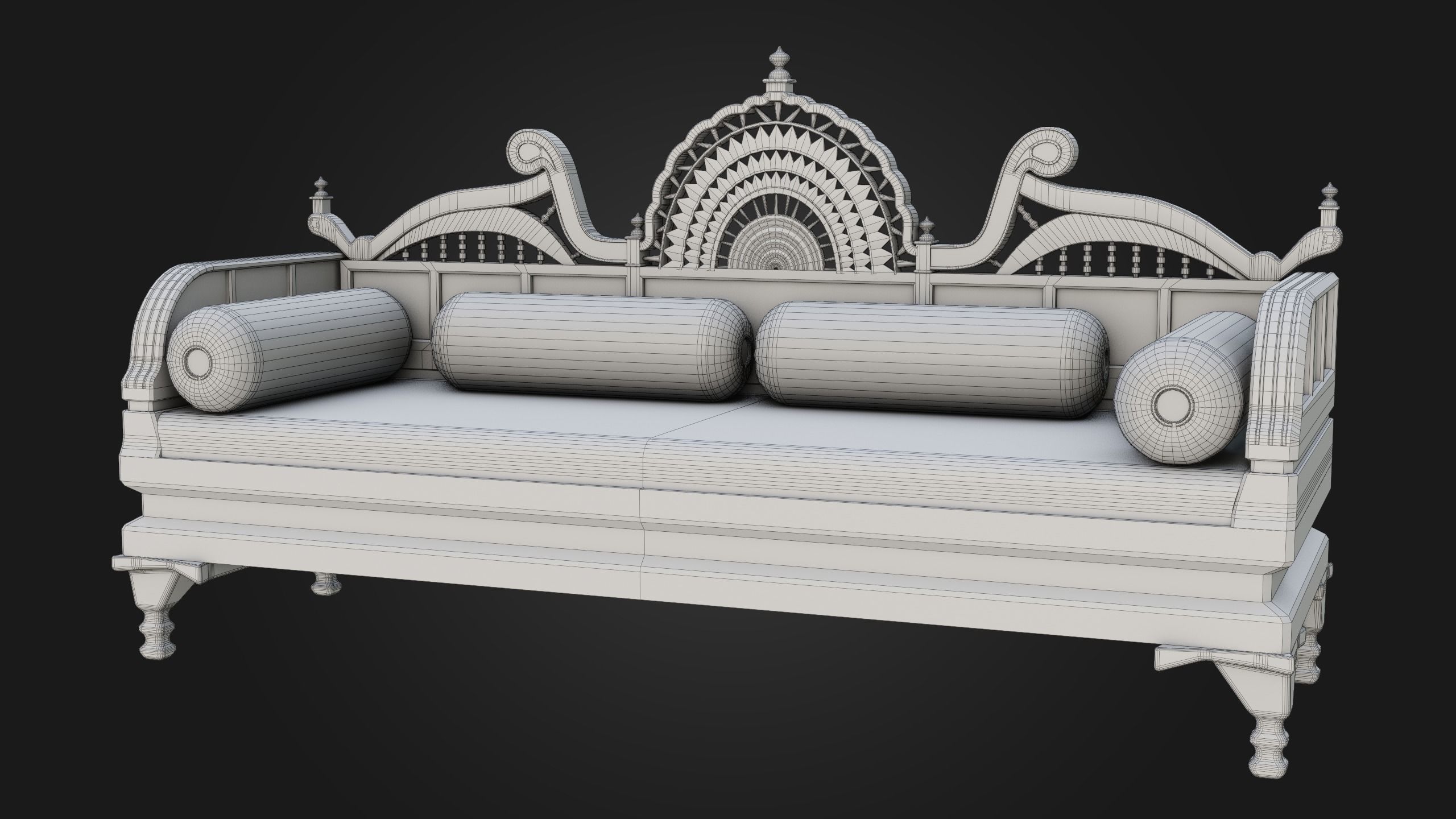 Royal Sofa 3D model_20