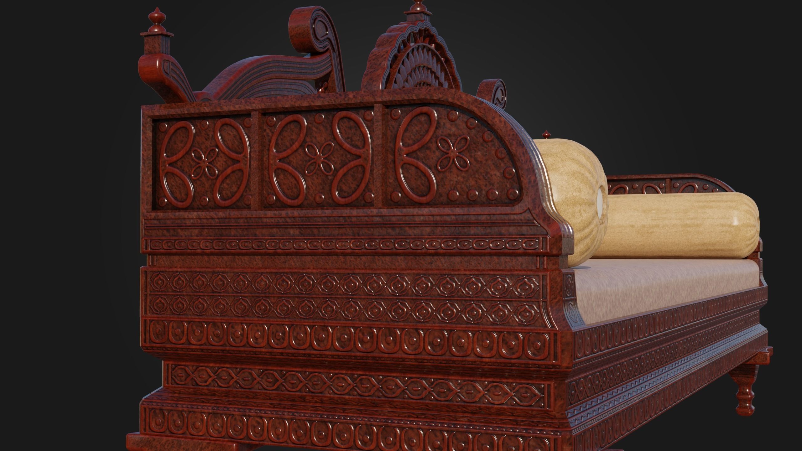 Royal Sofa 3D model_17
