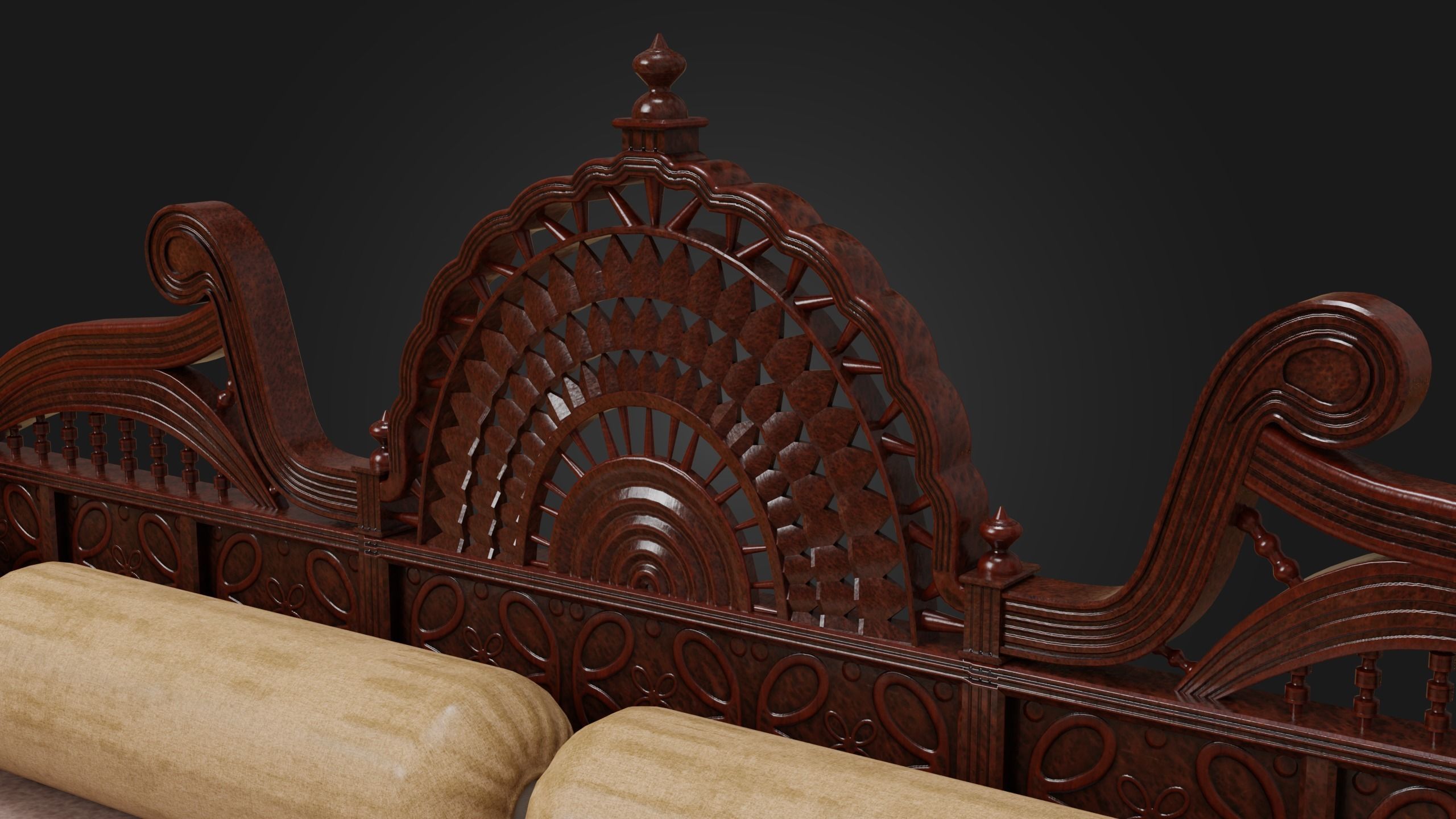 Royal Sofa 3D model_11