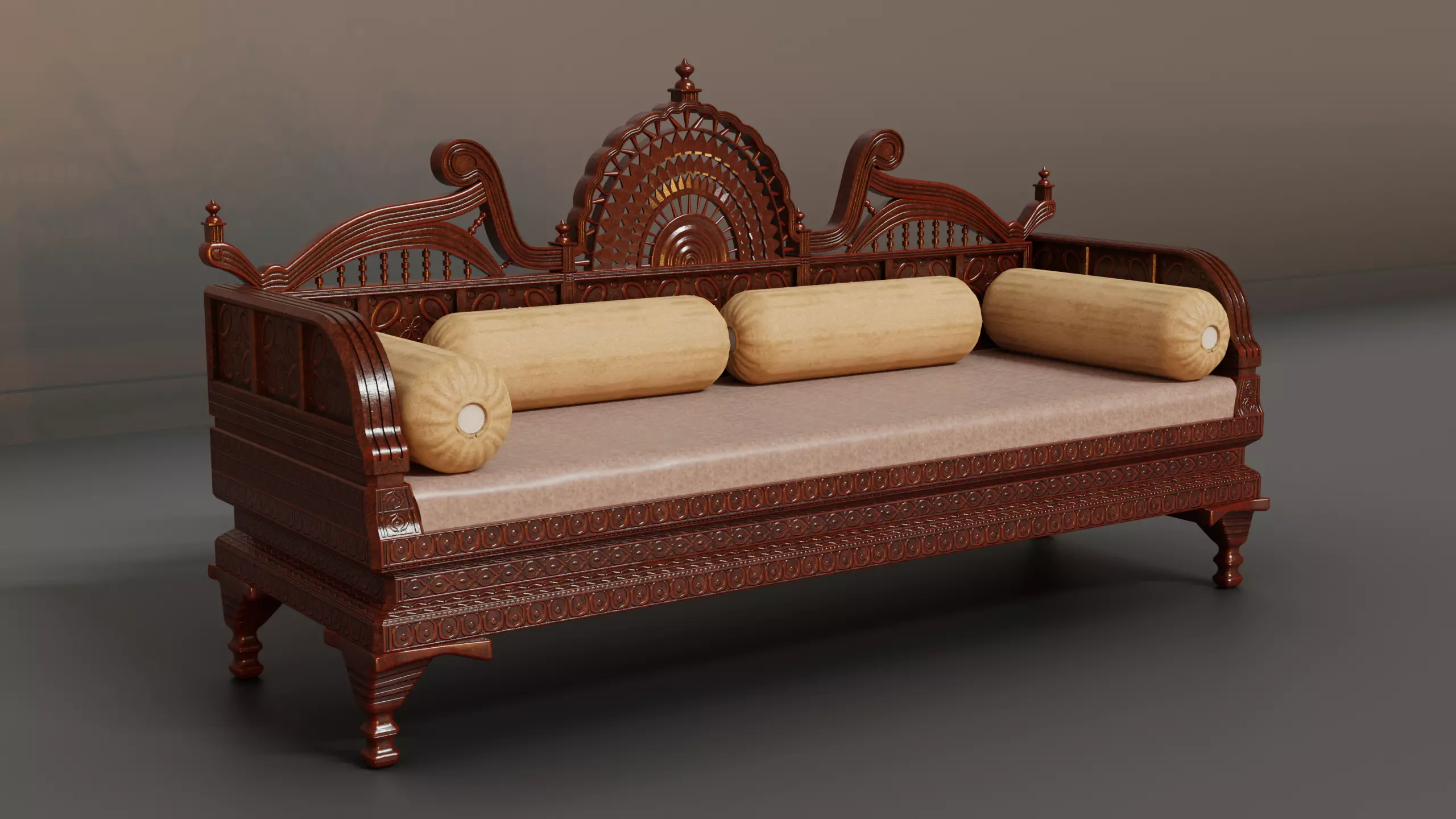 Royal Sofa 3D model_0
