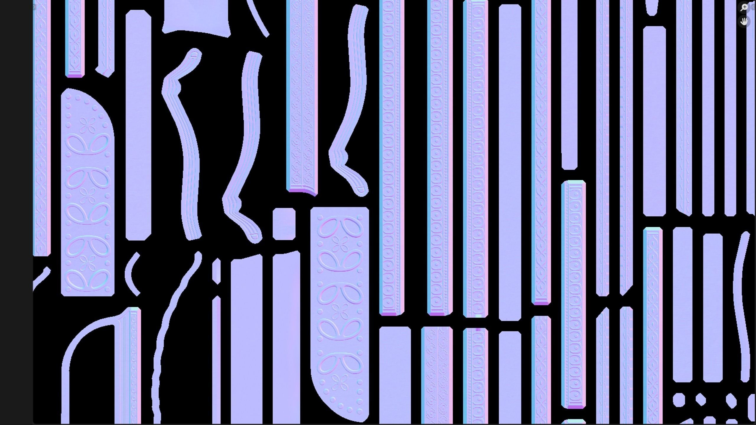 Royal Sofa 3D model_22