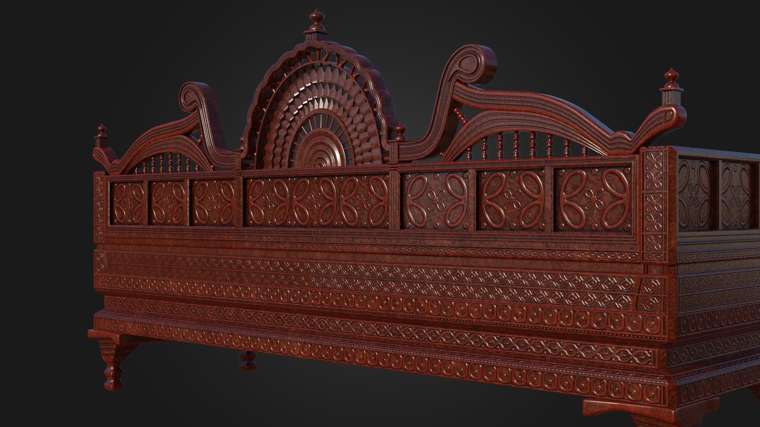 Royal Sofa 3D model_15