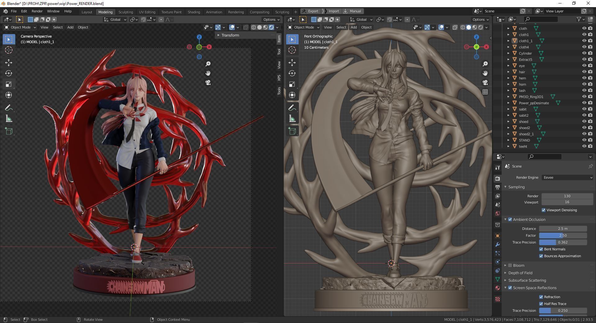 Power from Chainsaw Man 3D print model_5