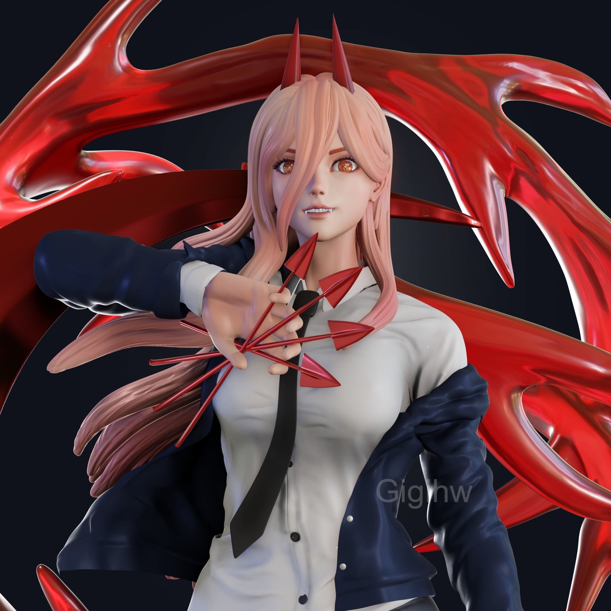 Power from Chainsaw Man 3D print model_1