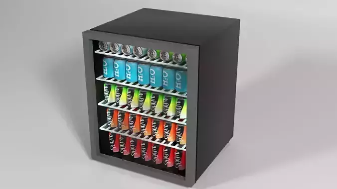Small soda fridge