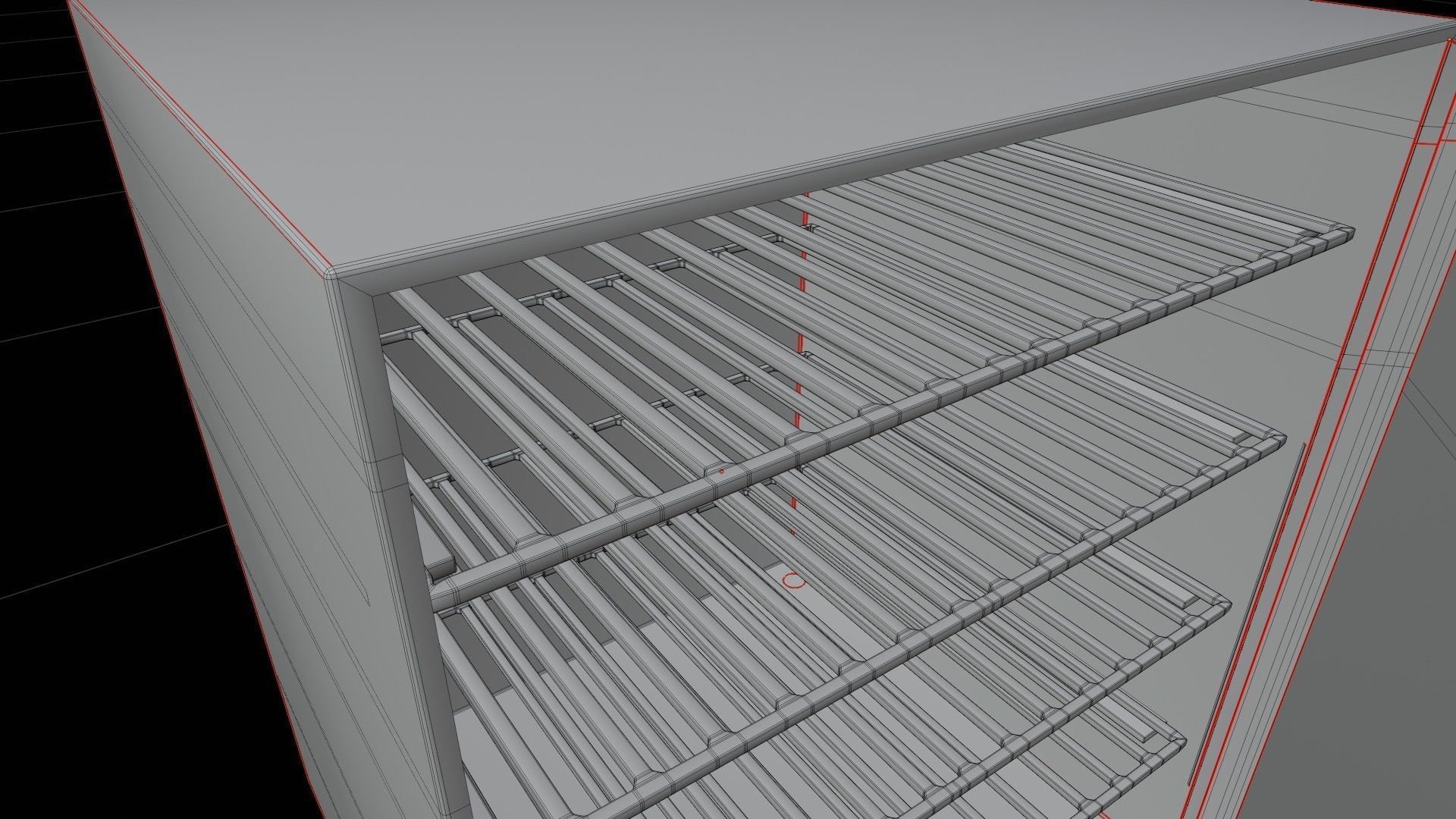 Small soda fridge 3D model_12