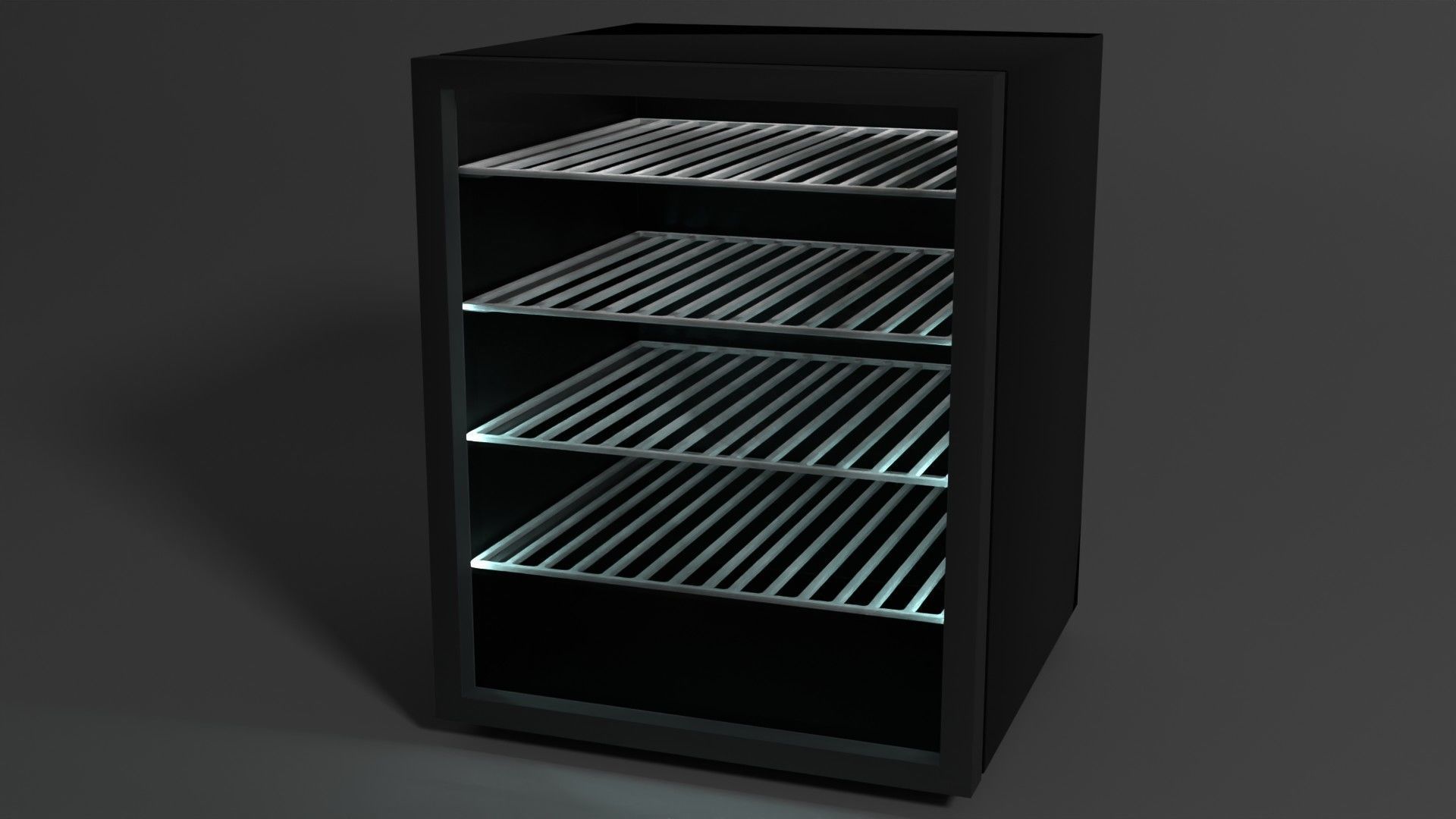 Small soda fridge 3D model_6