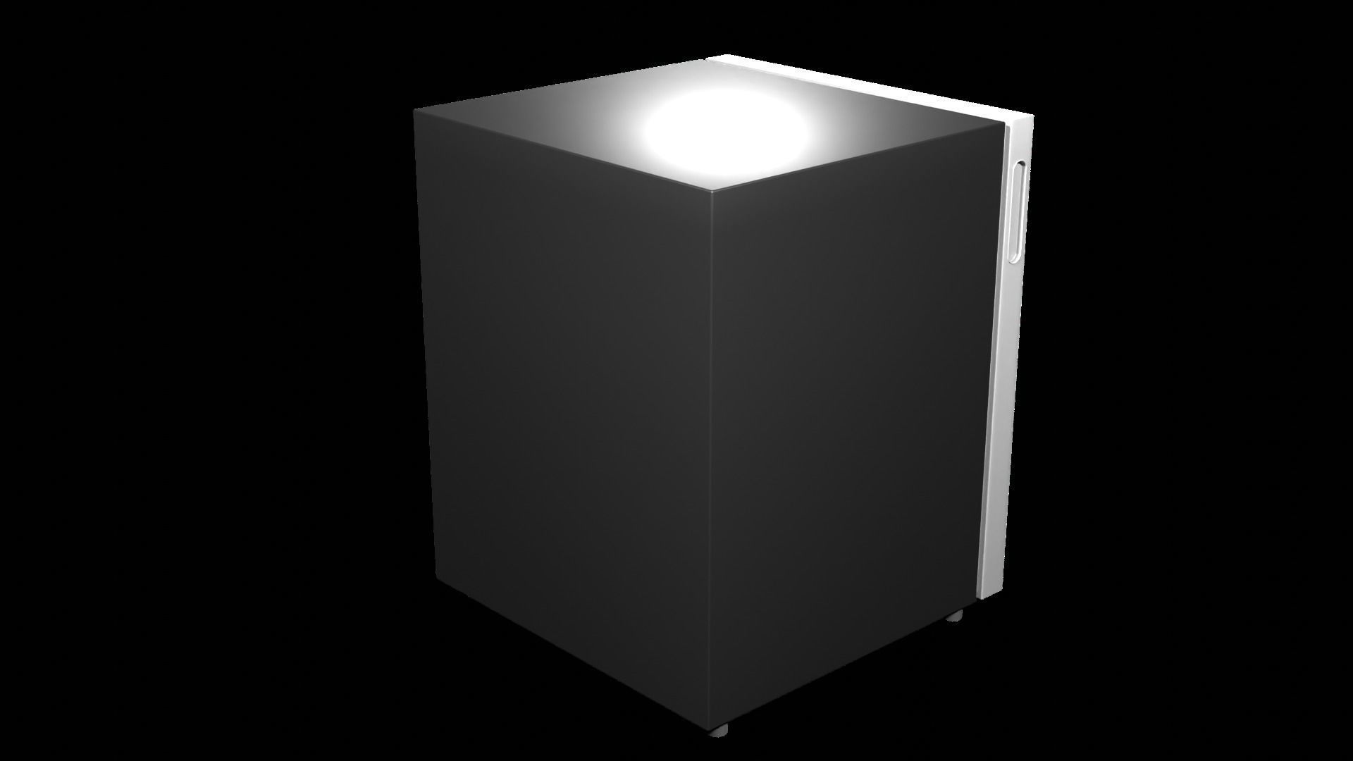 Small soda fridge 3D model_9