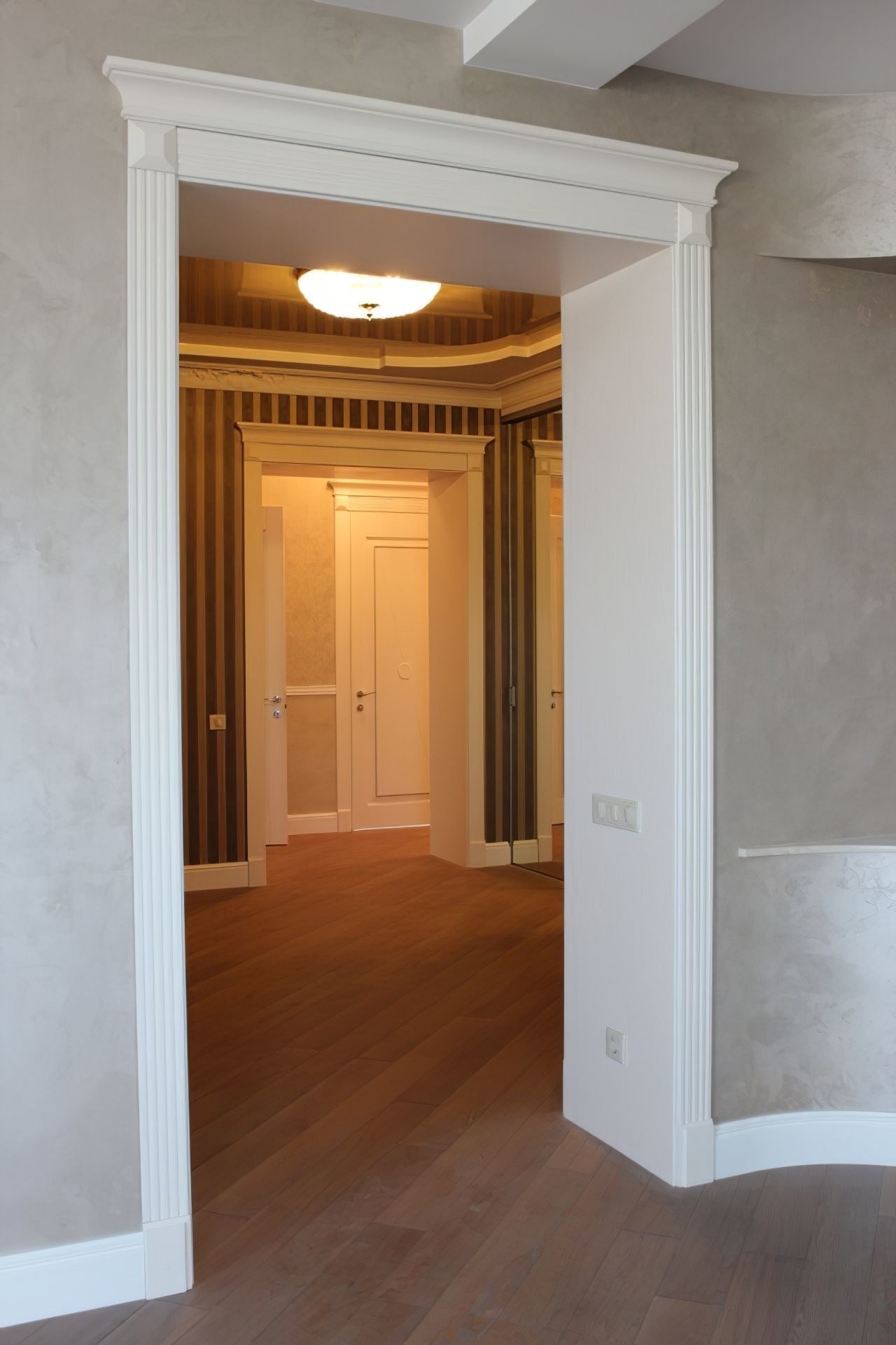 Classic Door Portal Doorway Opening  Decorative Wall Panels 3D model_4