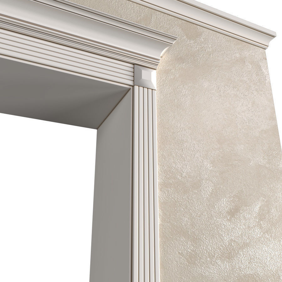 Classic Door Portal Doorway Opening  Decorative Wall Panels 3D model_2