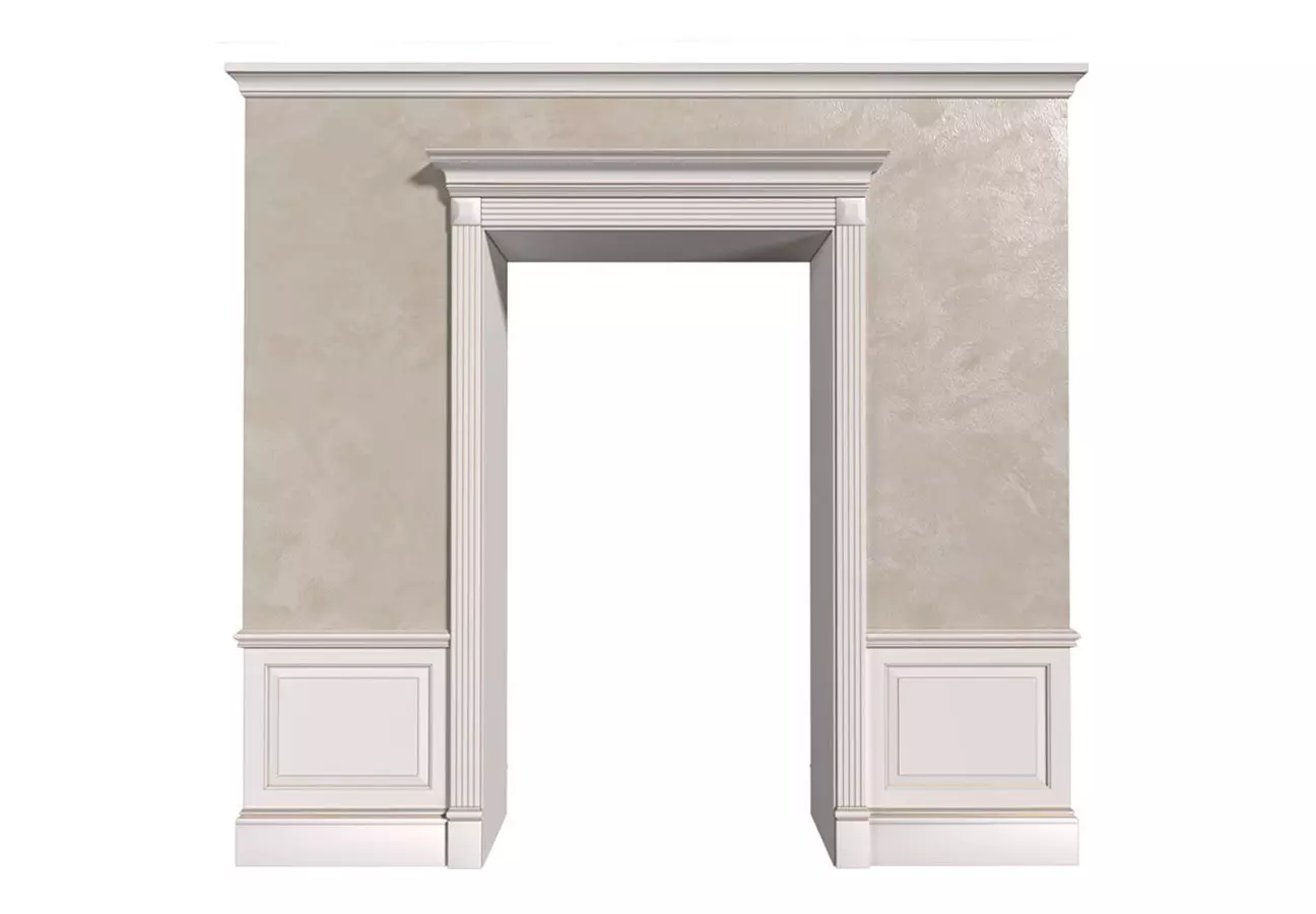 Classic Door Portal Doorway Opening  Decorative Wall Panels 3D model_0