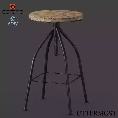 dalvin pub stool 3D model dalvin pub stool 3D model