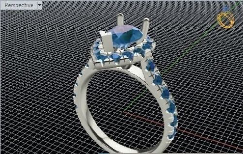 Pear ring   383 3D print model_1