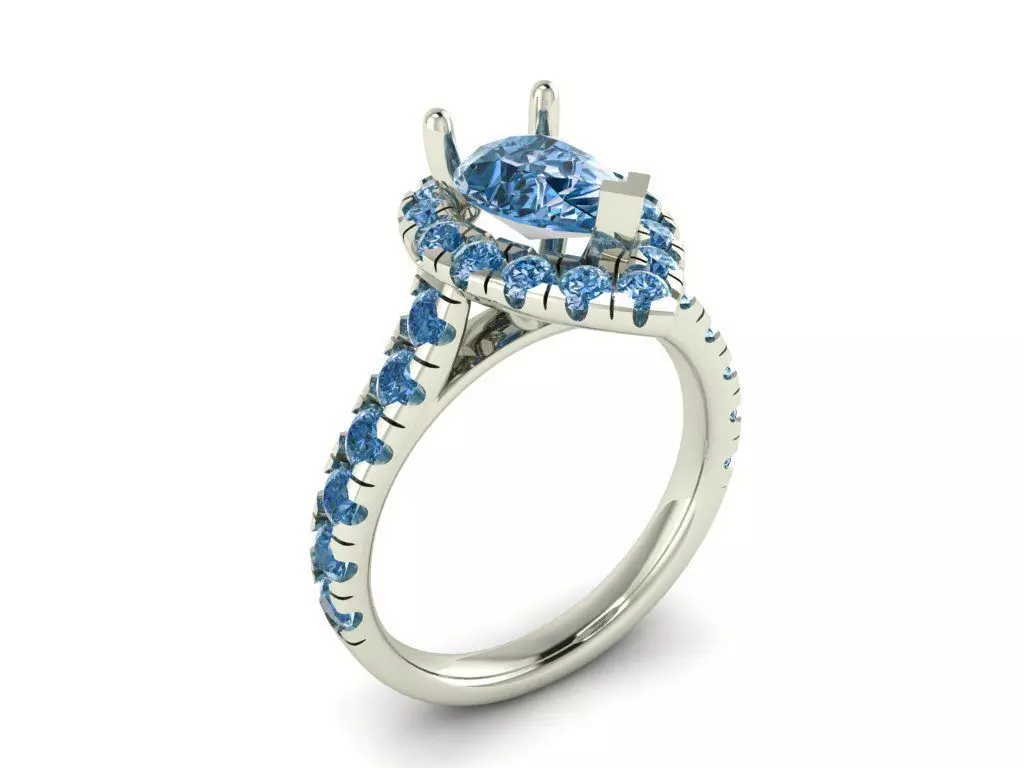 Pear ring   383 3D print model_0