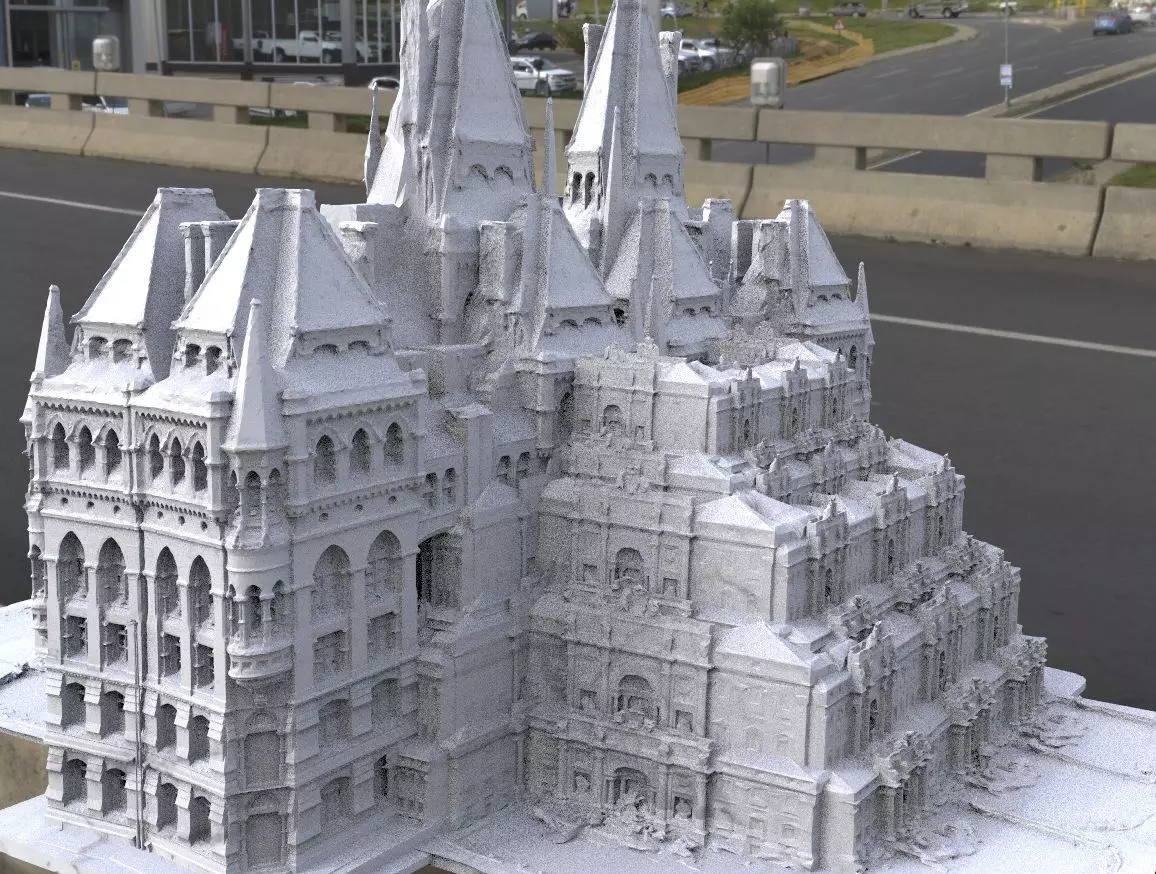 Wizarding world headquarters 2 tower 3D 3D model_0