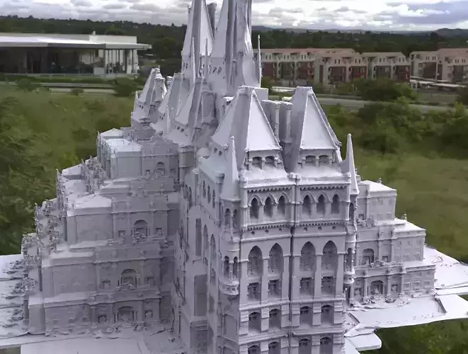 Wizarding world headquarters 3 3D 3D model
