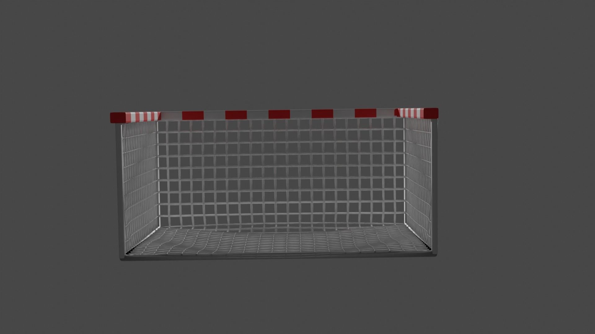 Standard Futsal Goal 3D model_12