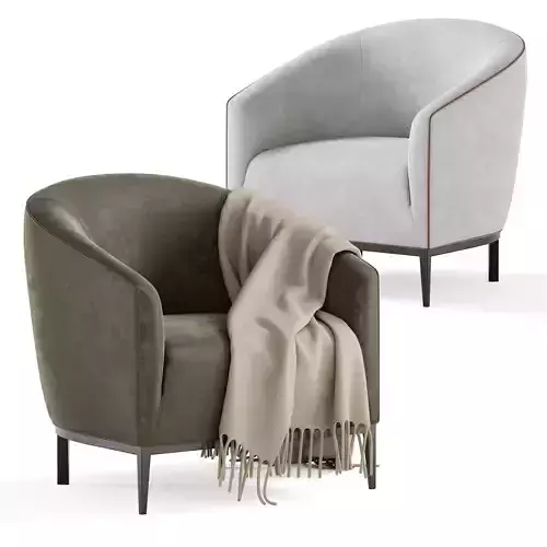 zuster sabrina tub chair 3D model