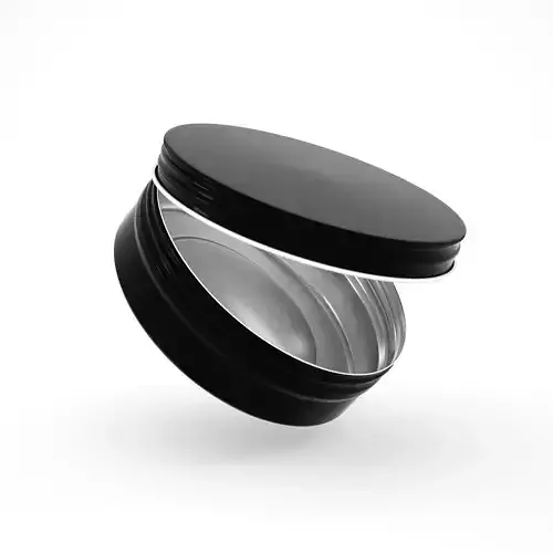 Jar for cosmetics isolated