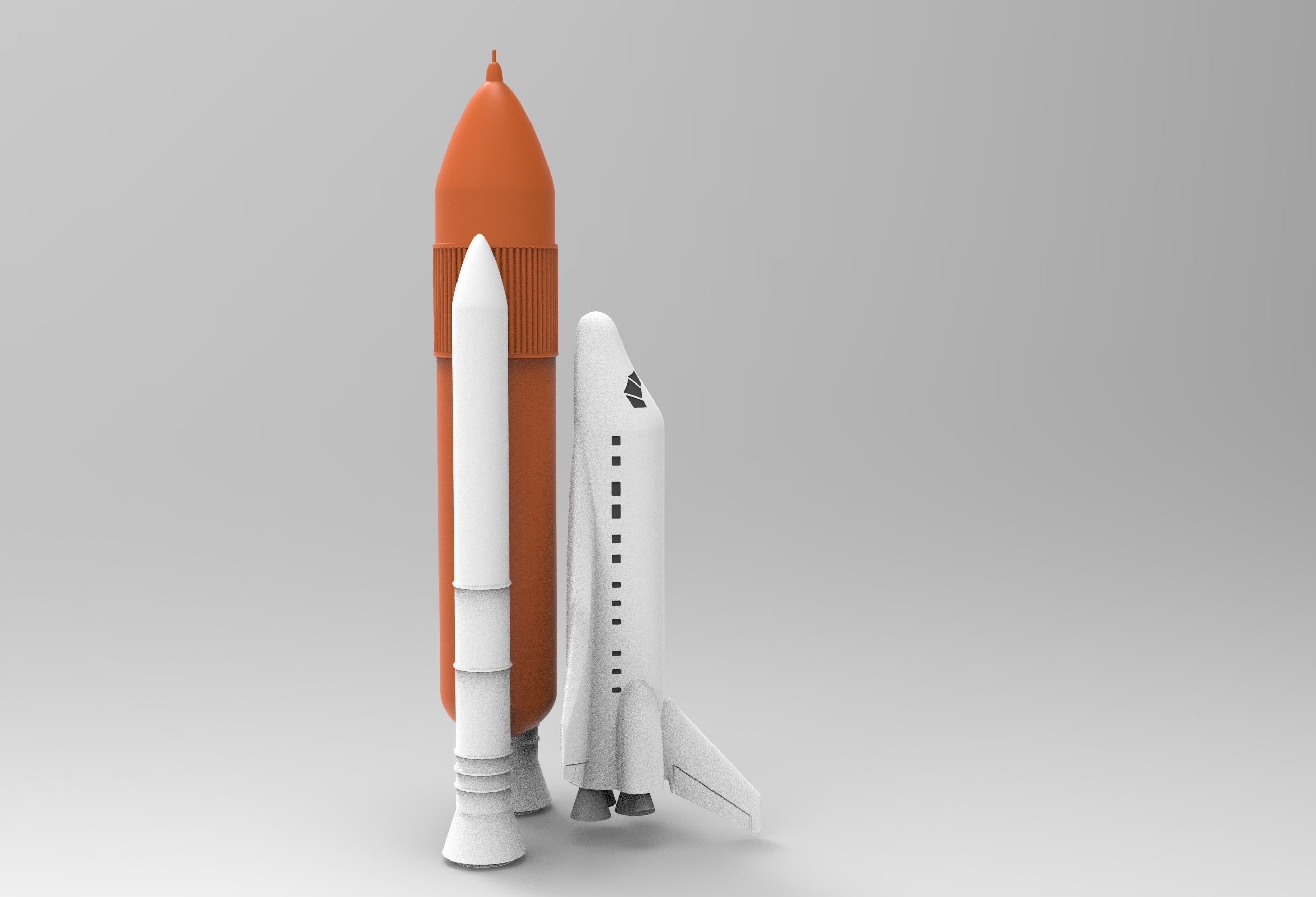 shuttle - space ship NASA 3D model_2