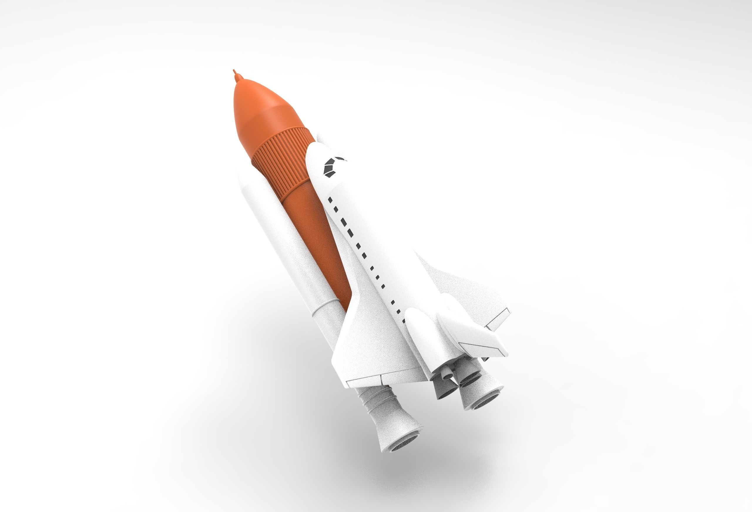 shuttle - space ship NASA 3D model_12