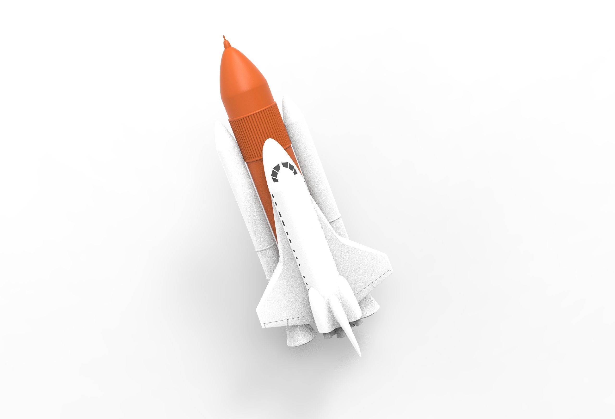 shuttle - space ship NASA 3D model_13