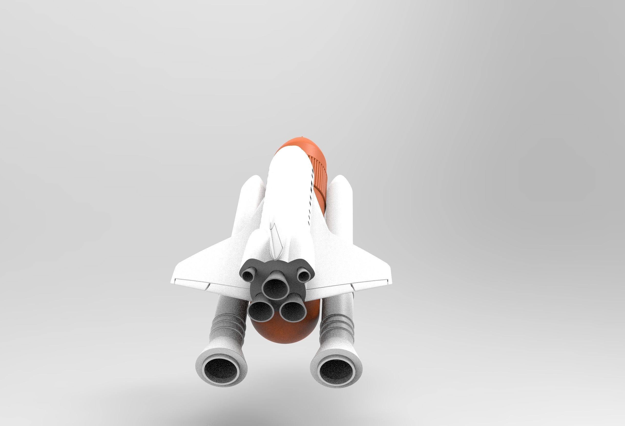 shuttle - space ship NASA 3D model_10