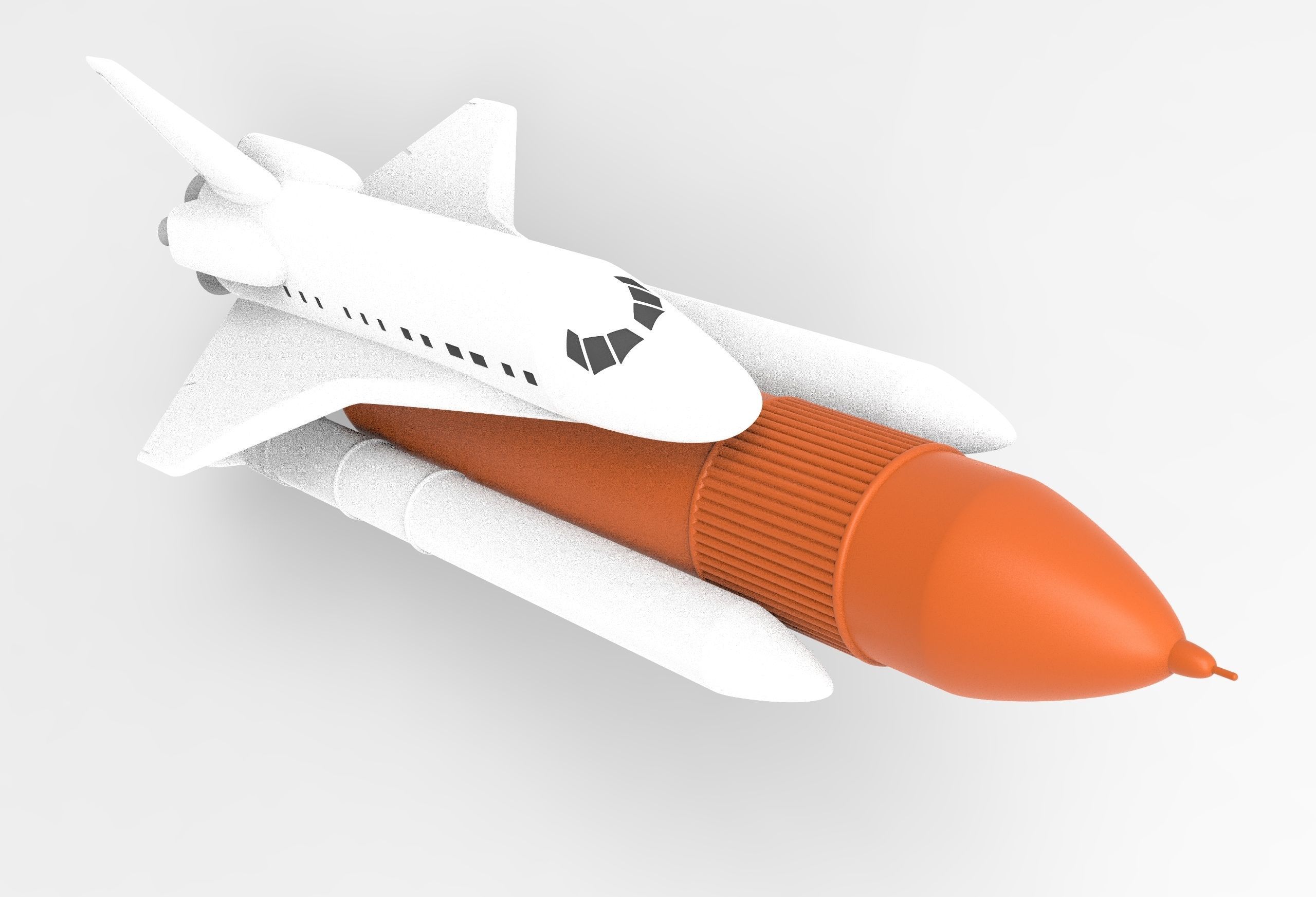 shuttle - space ship NASA 3D model_22