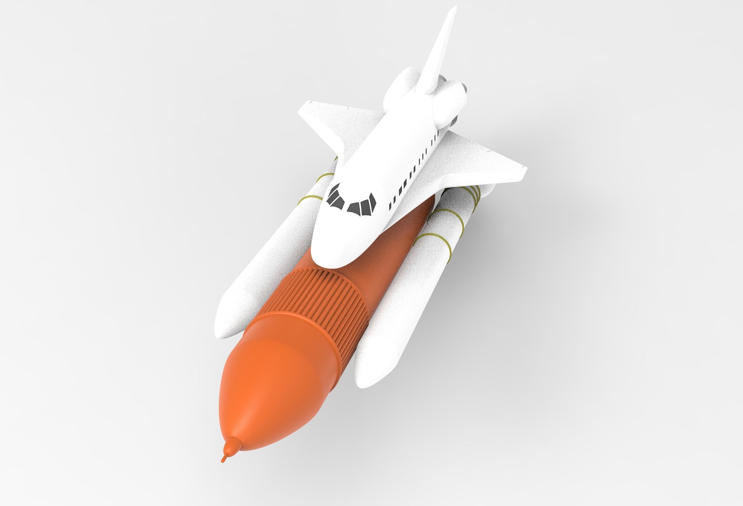 shuttle - space ship NASA 3D model_28
