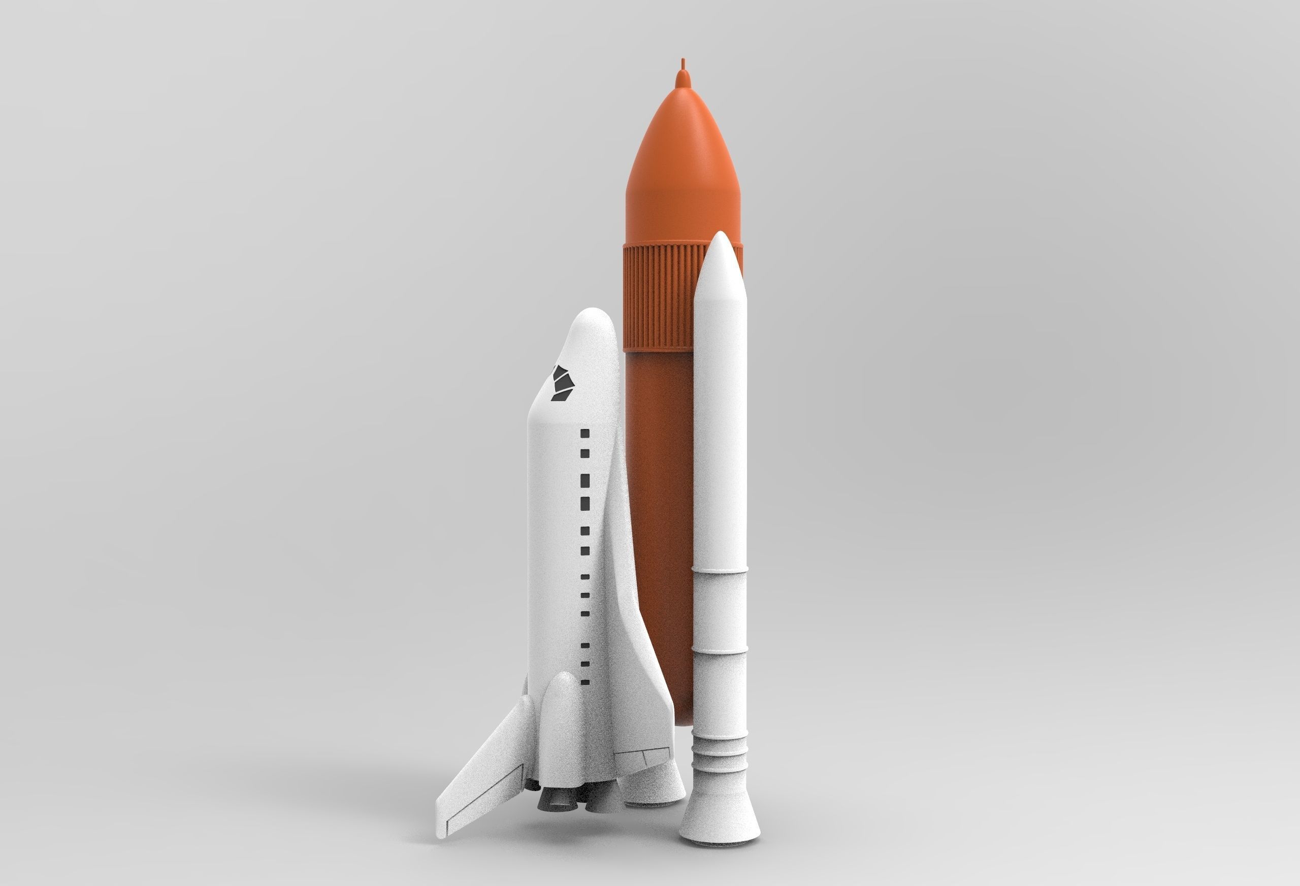 shuttle - space ship NASA 3D model_5