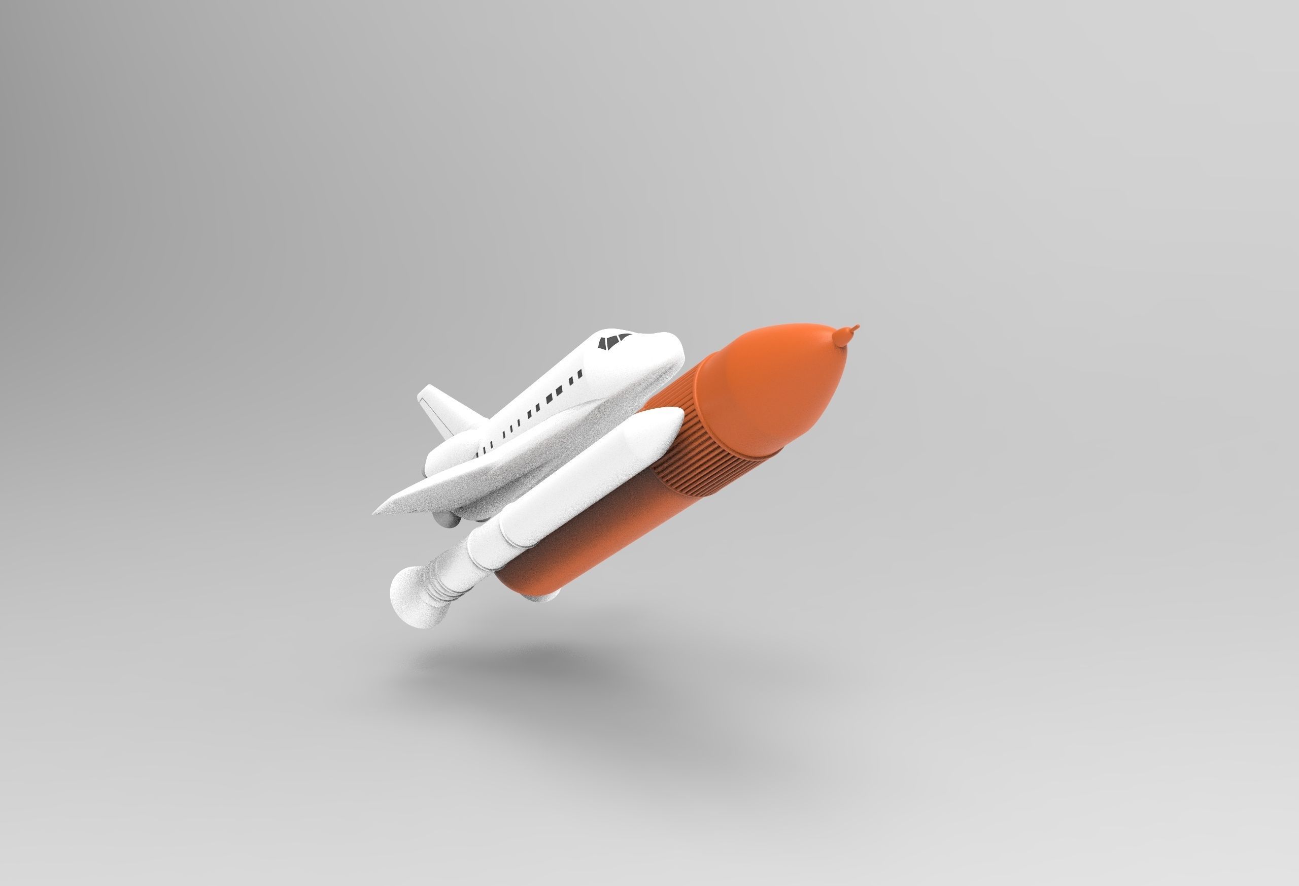 shuttle - space ship NASA 3D model_20