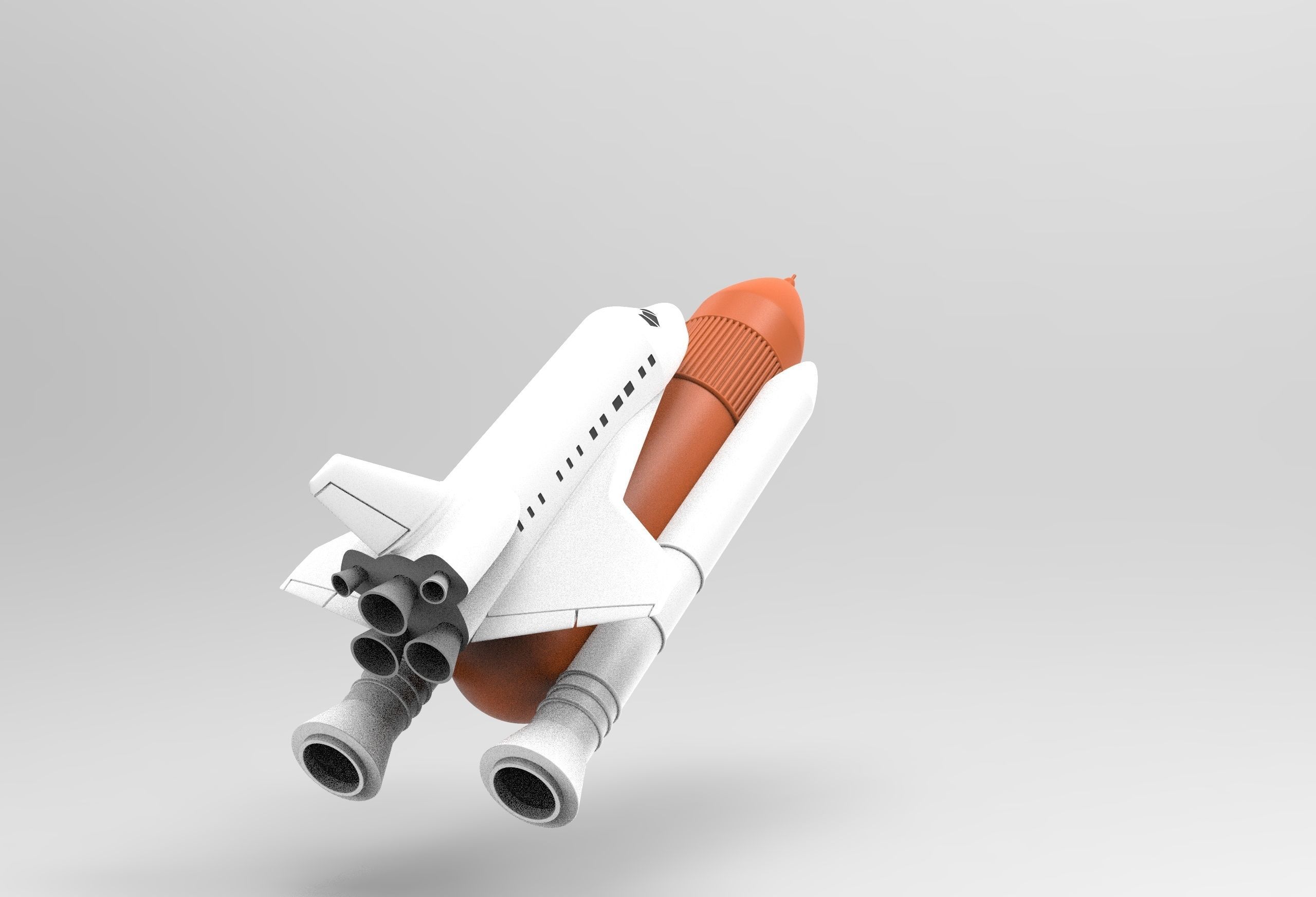 shuttle - space ship NASA 3D model_9
