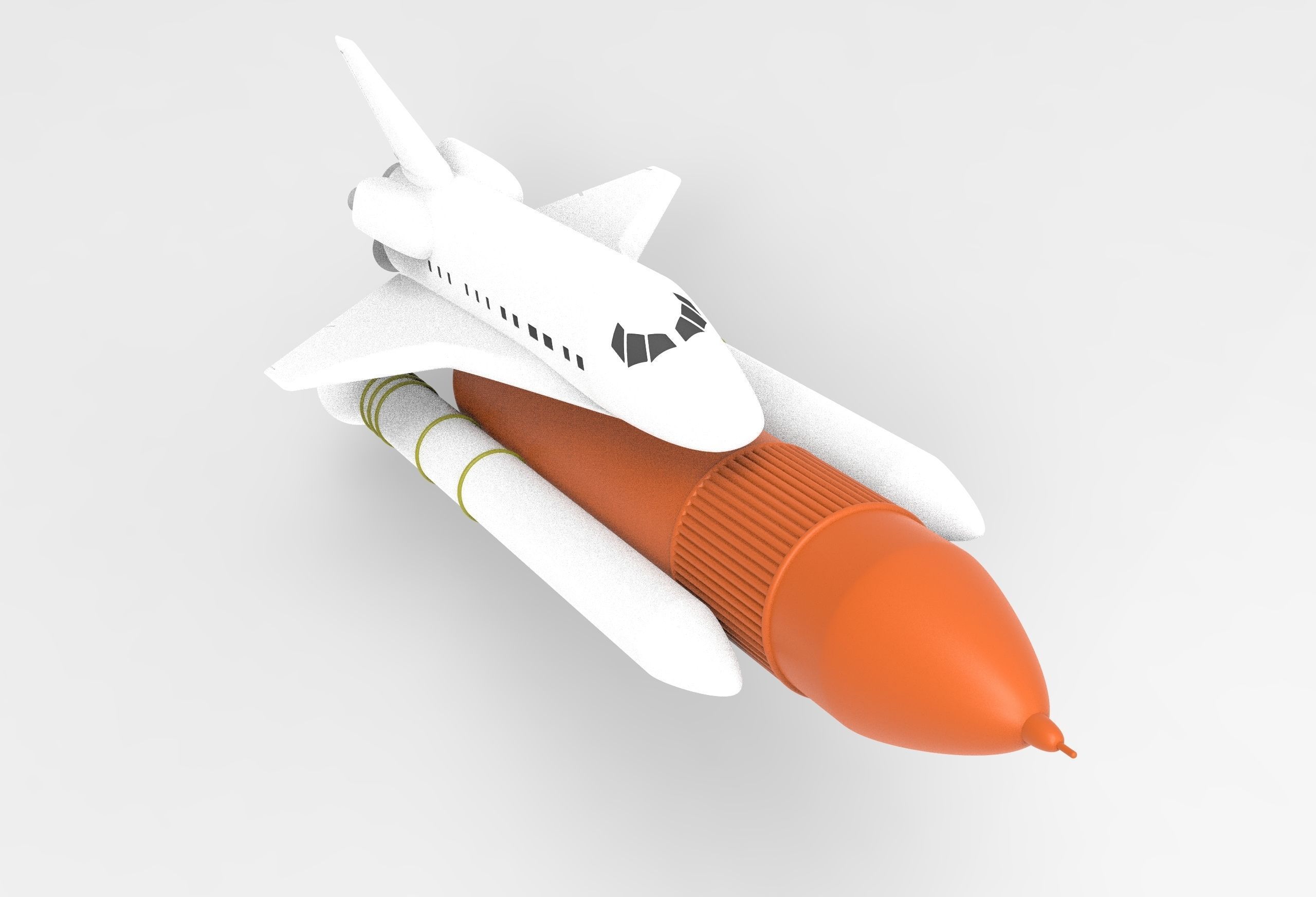 shuttle - space ship NASA 3D model_27