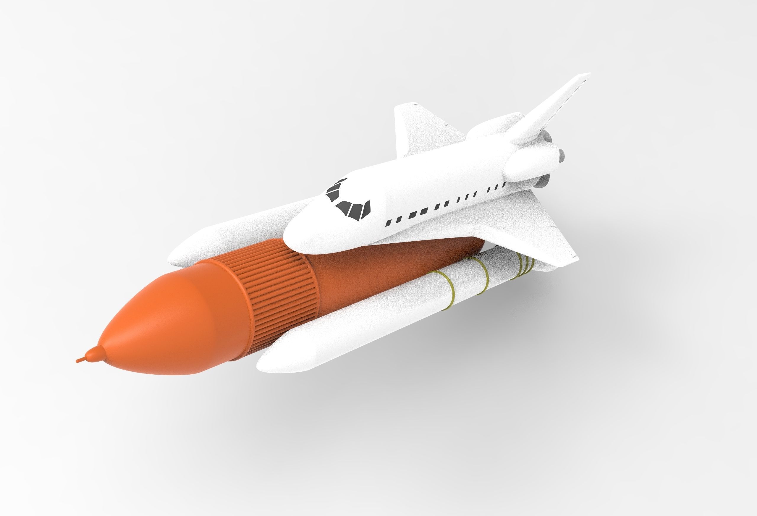 shuttle - space ship NASA 3D model_29