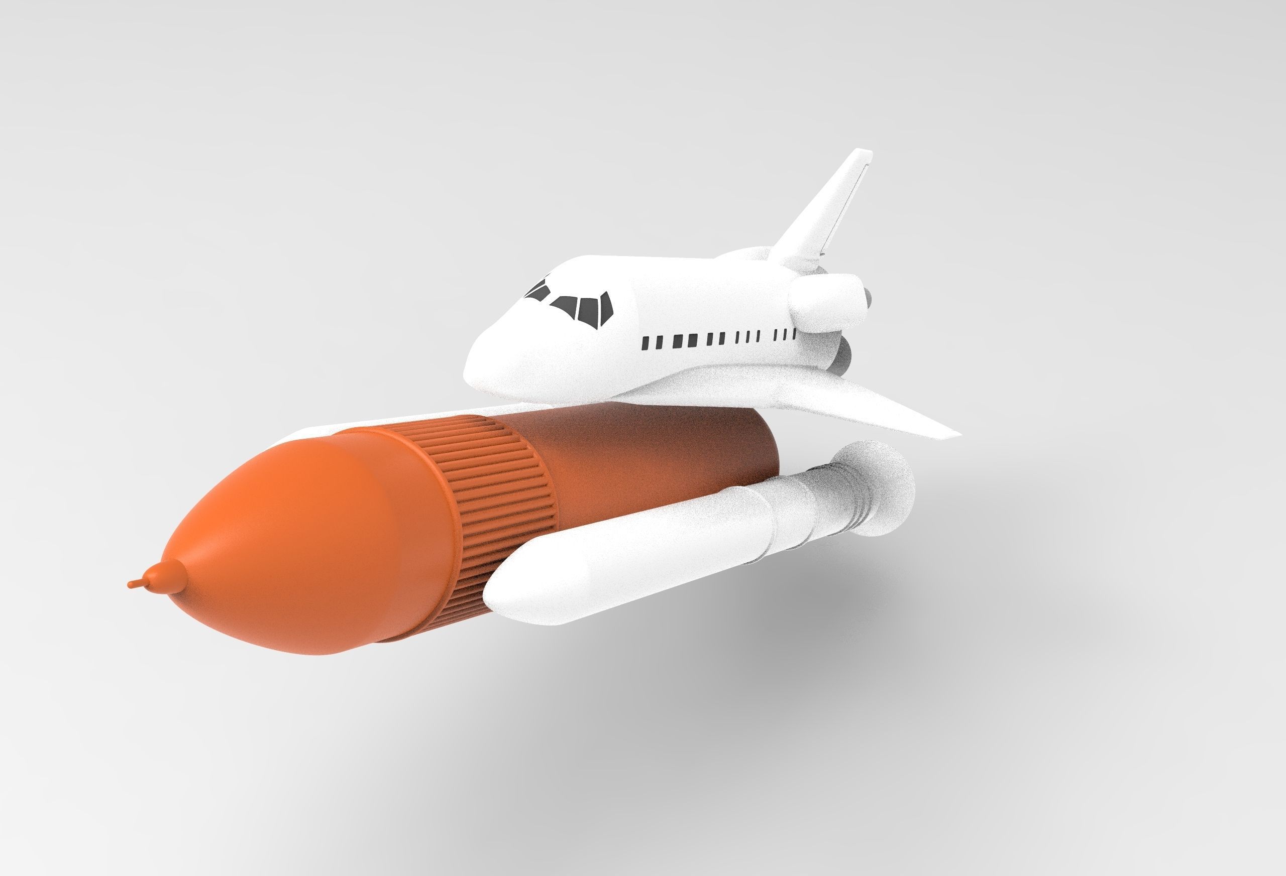 shuttle - space ship NASA 3D model_23
