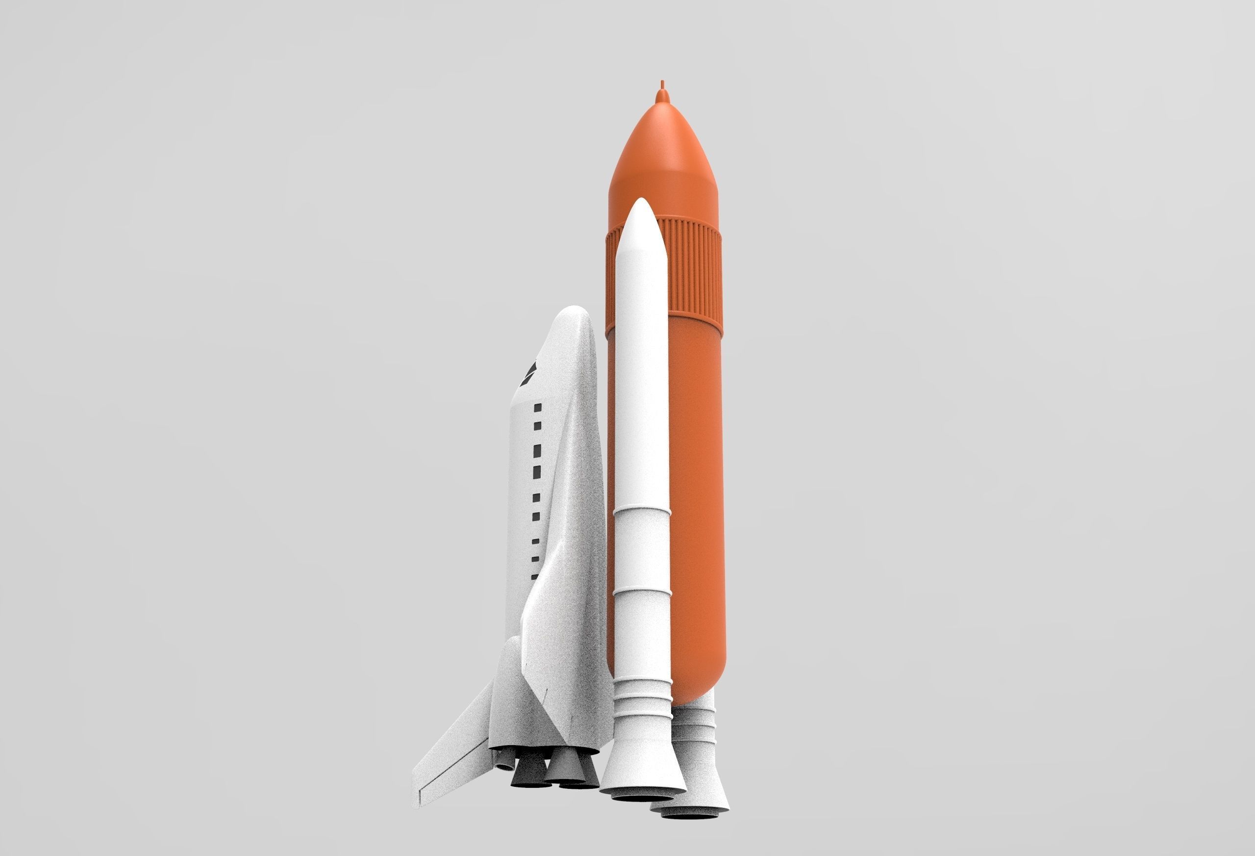 shuttle - space ship NASA 3D model_6