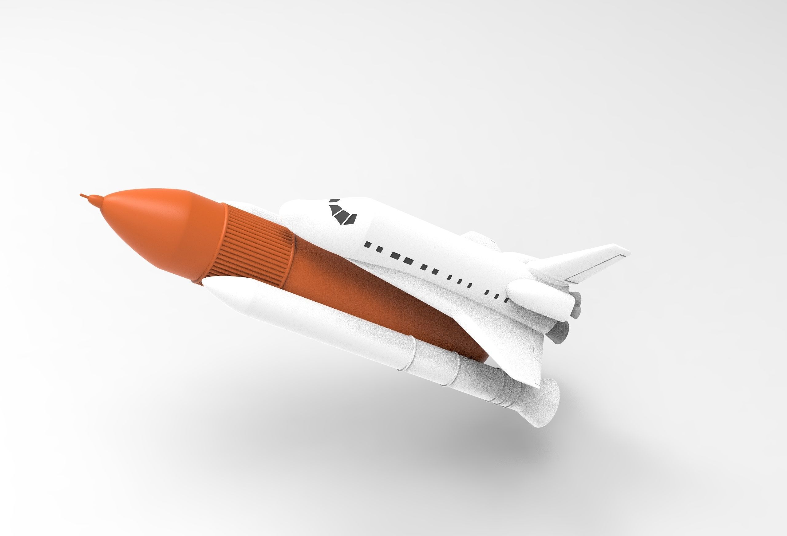 shuttle - space ship NASA 3D model_14