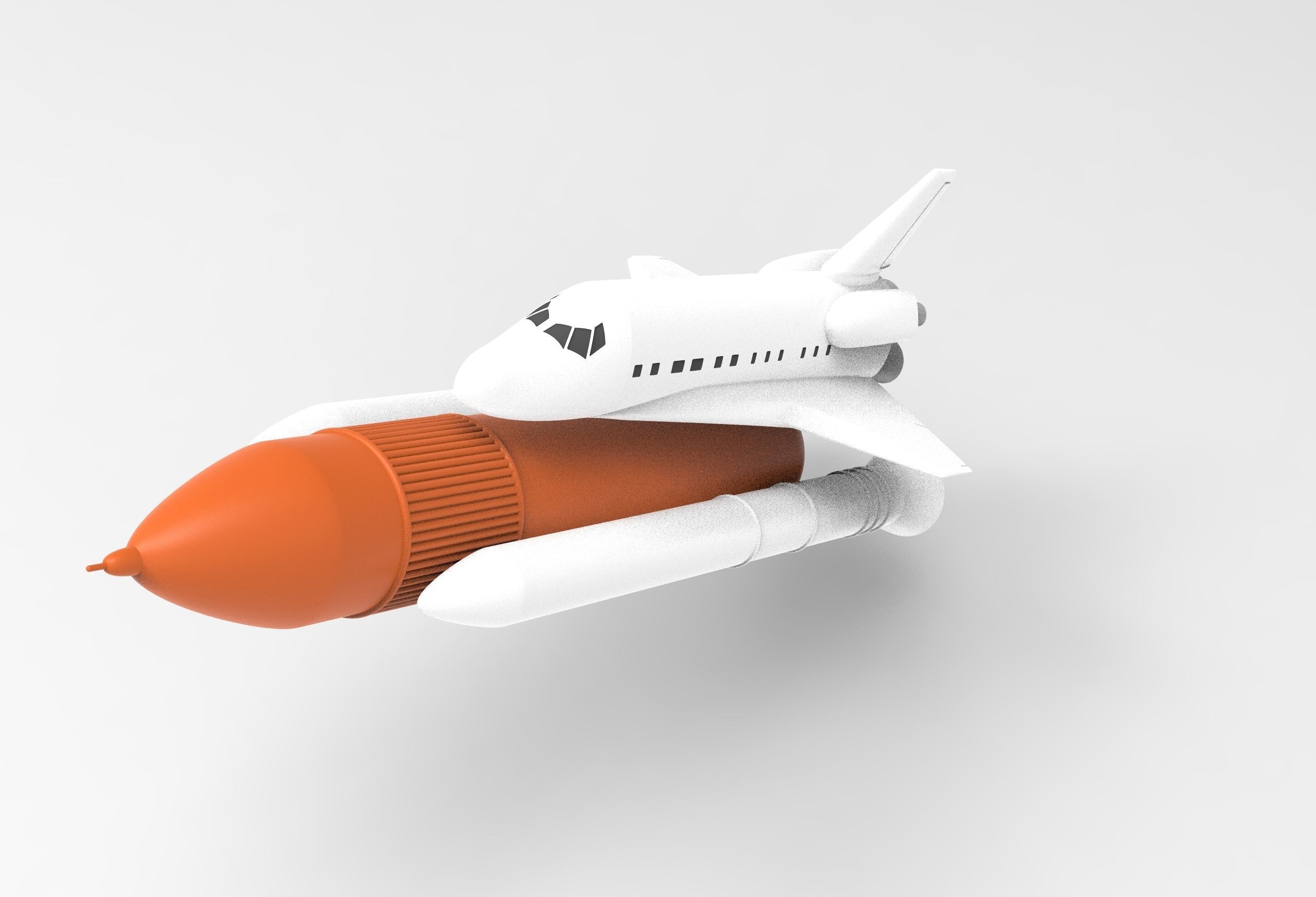 shuttle - space ship NASA 3D model_15