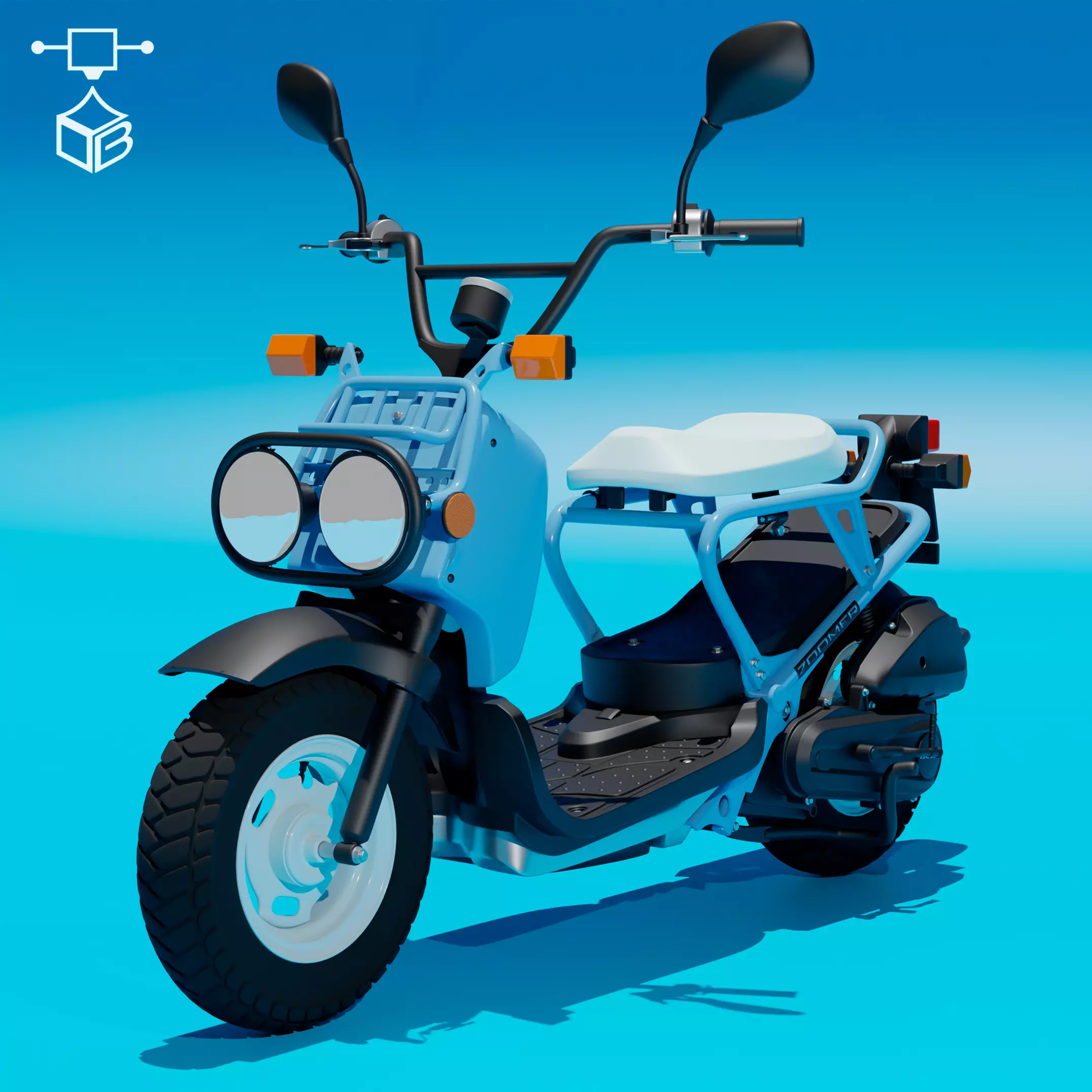 HONDA ZOOMER - RUCKUS 3D print model_0