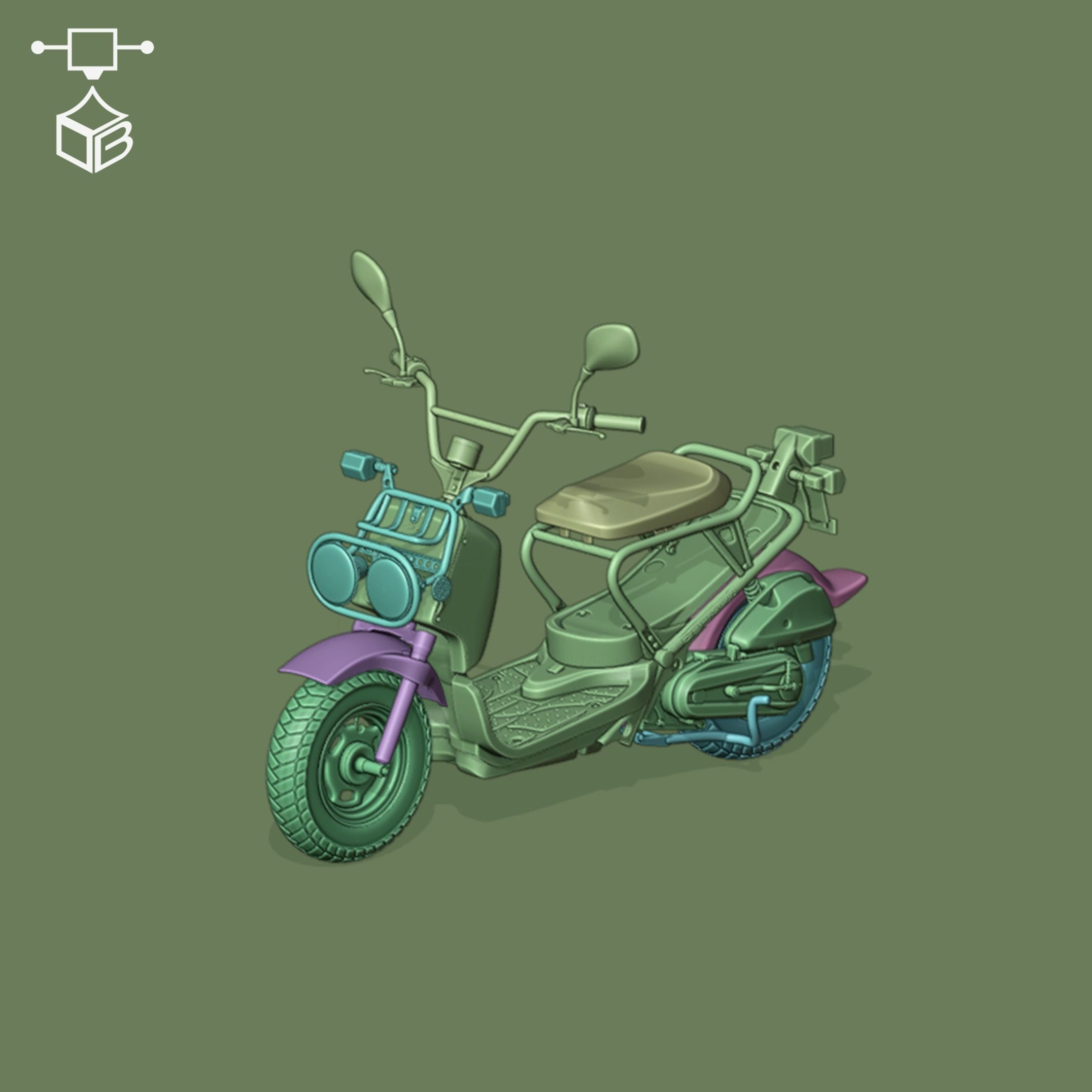 HONDA ZOOMER - RUCKUS 3D print model_2