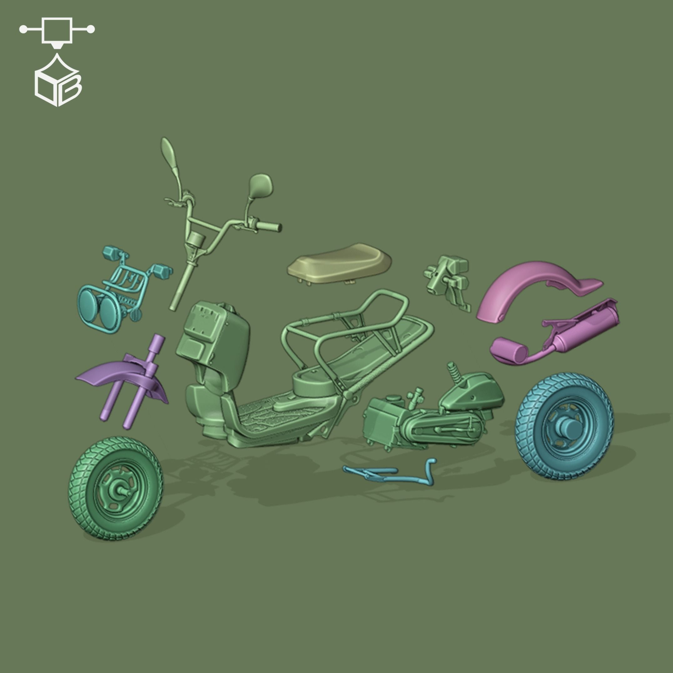 HONDA ZOOMER - RUCKUS 3D print model_4