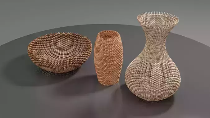 Wicker Baskets Hight Poy Models