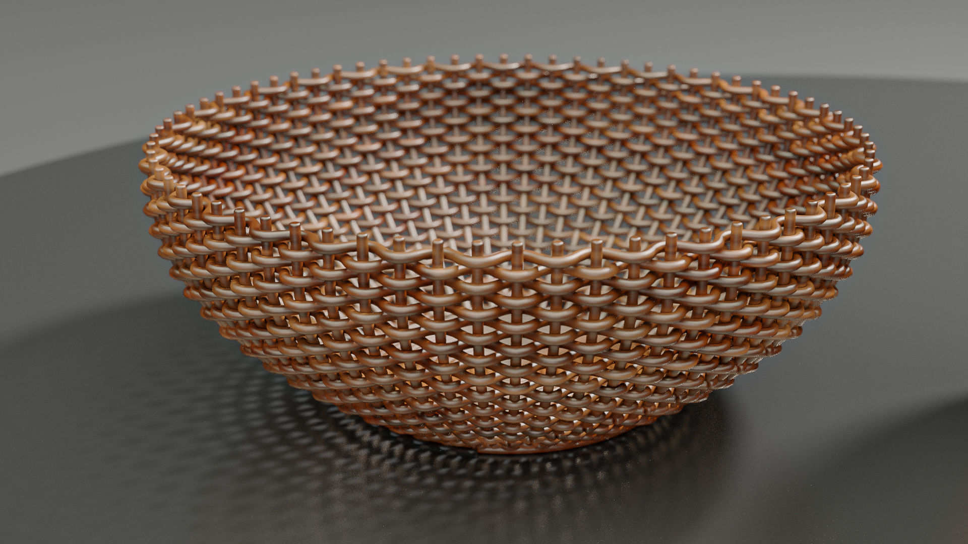 Wicker Baskets Hight Poy Models 3D model_9