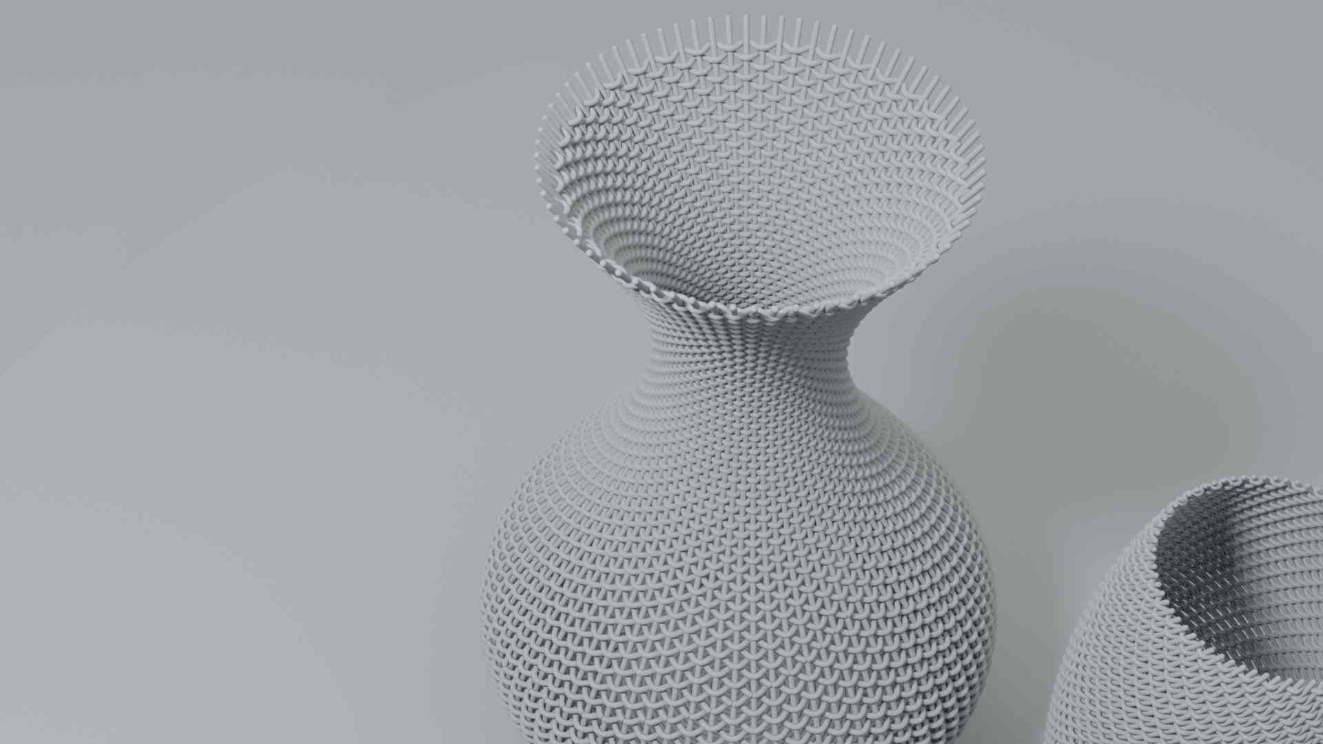 Wicker Baskets Hight Poy Models 3D model_13