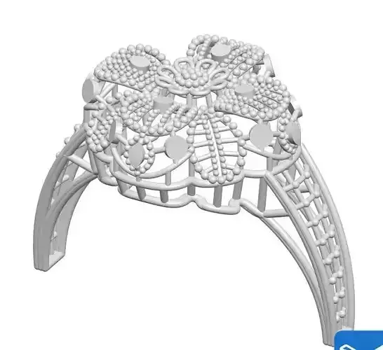 Ring 4 wedding with flower