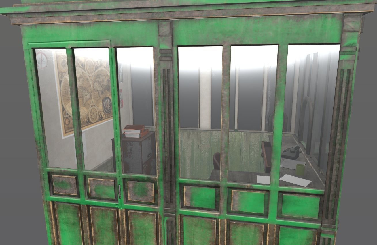 Ticket Office 3D model_5