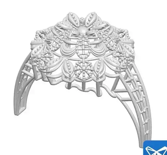 Ring 9 beehive with ornate details