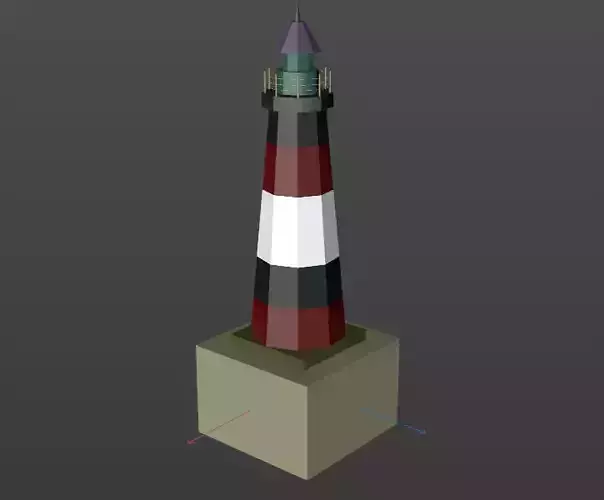 Mayak lighthouse 3D model