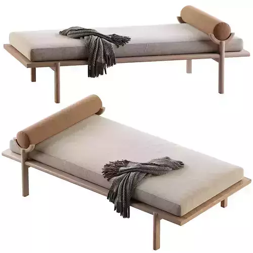 Walnut Crescent Lounge by Vonnegut Kraft